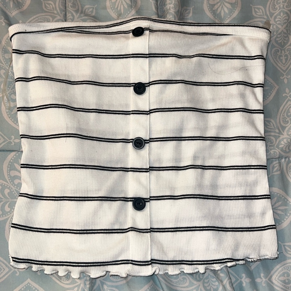 Striped tube top